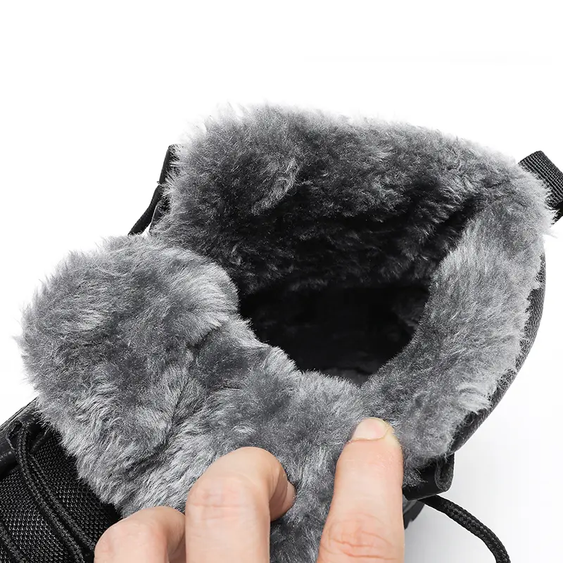 Winter Brand Big Size Men Ankle Boots Casual Men's Motorcycle Boots High-Top Outdoor Walking Warm Snow Boots Winter Men Shoes