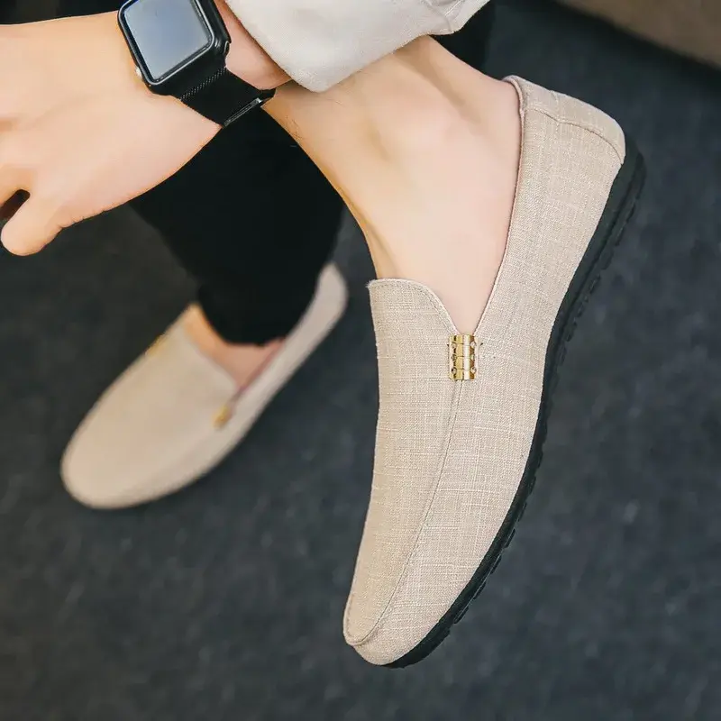 Men's Casual Shoes Soft Sole Loafers High Quality Slip on Sneakers Comfortable Men Driving Shoes Formal Party Flats Plus Size 46