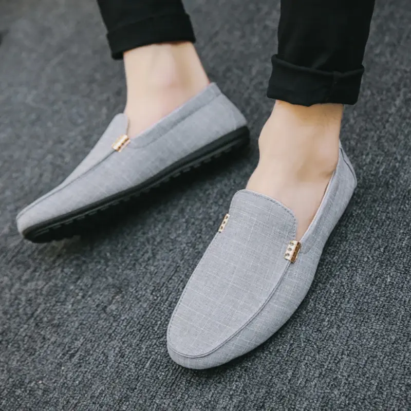 Men's Casual Shoes Soft Sole Loafers High Quality Slip on Sneakers Comfortable Men Driving Shoes Formal Party Flats Plus Size 46