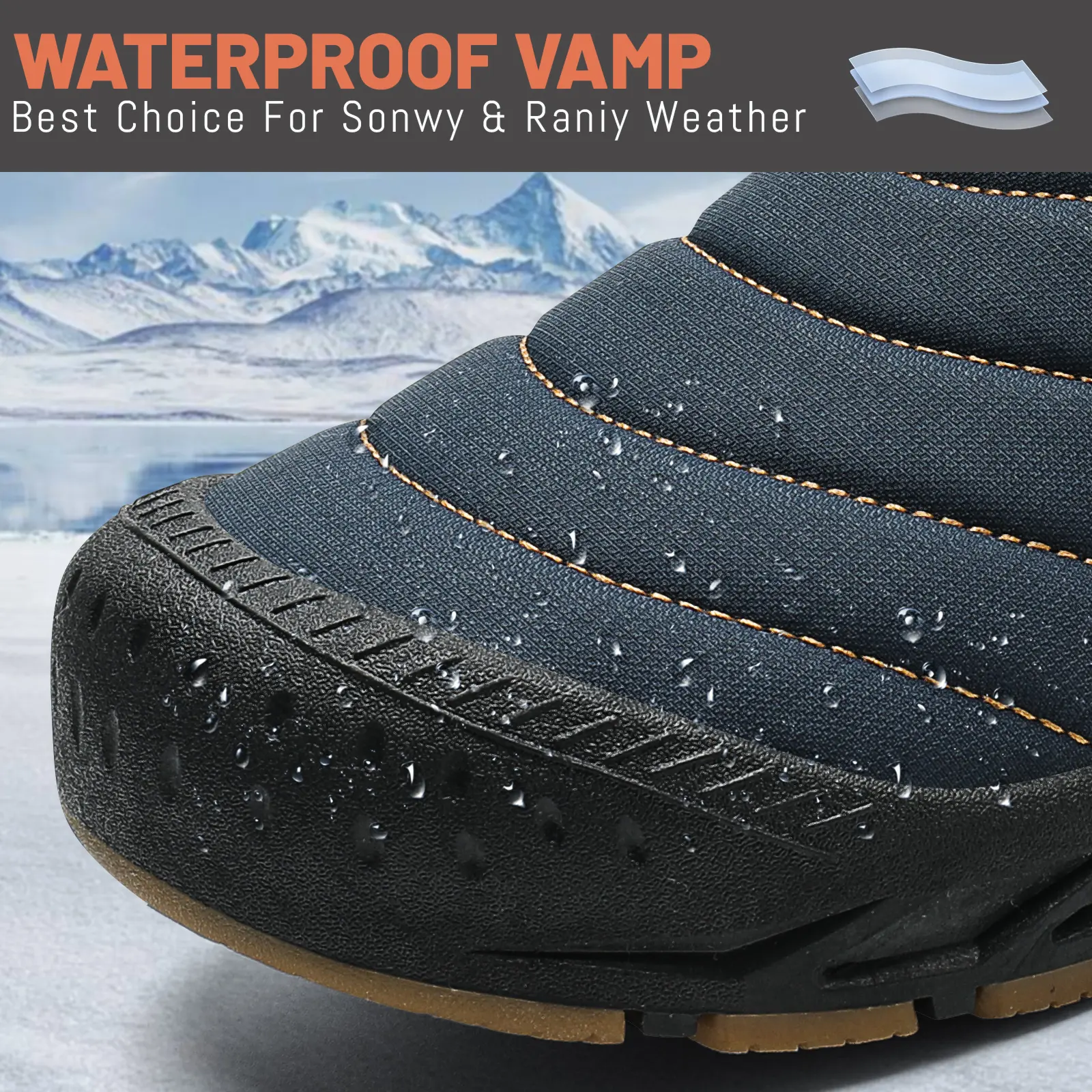 Winter Men's Boots Plush Warm Men Snow Boots Plus Size Waterproof Boots Outdoor Comfortable Men Ankle Boots Winter Men Sneakers