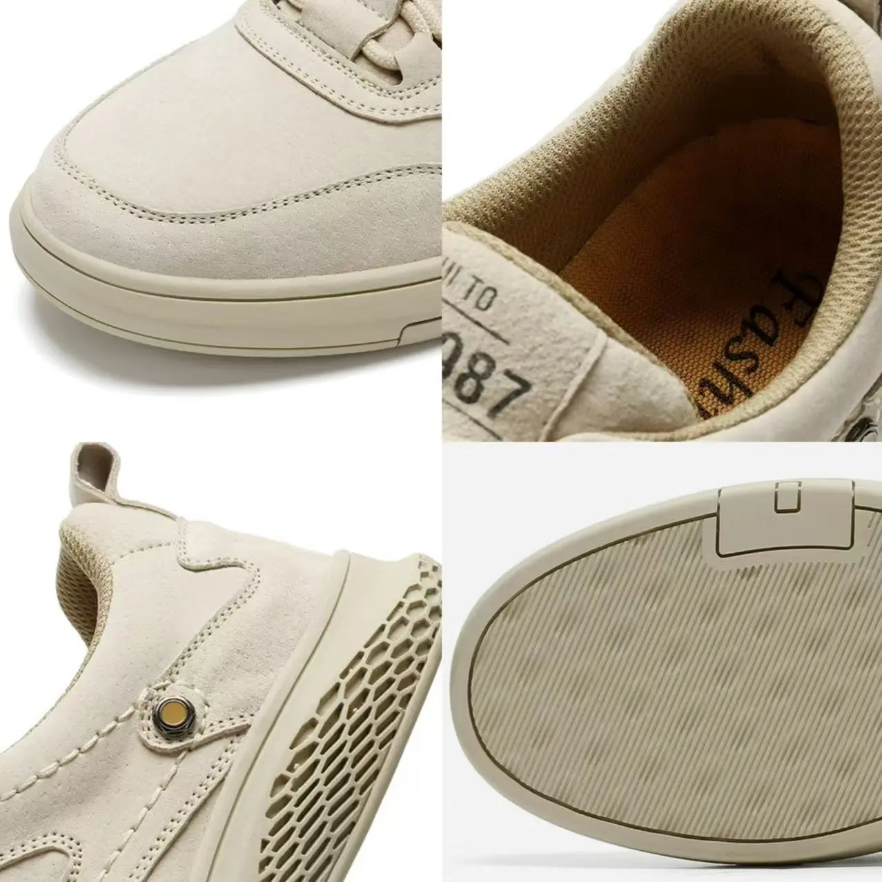 Men's Shoes Leather Casual Shoes Fashion Outdoor Loafers Low Top Business Shoes Lace Up Comfortable Male Sneakers Plus Size 47