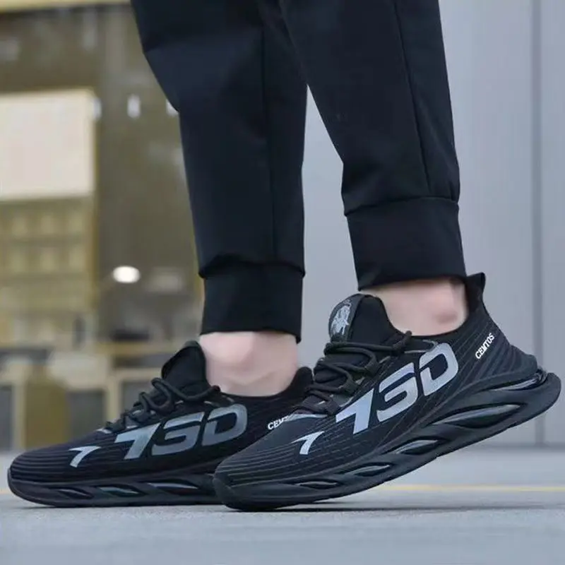 Men's Sneakers Breathable Mesh Casual Shoes Outdoor Non-slip Running Shoes Men Versatile Lightweight Tennis Shoe Tênis Masculino