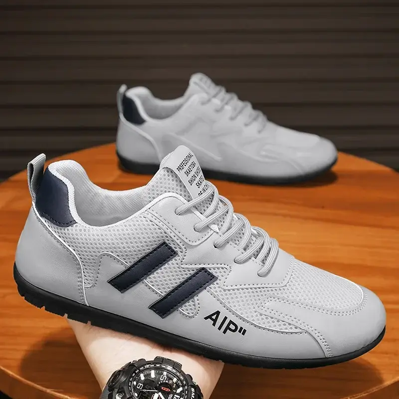 Men's Sneakers Breathable Casual Shoes Lace-Up Classic Mesh Shoes Men Outdoor Driving Shoes Fashion Lightweight Flats Zapatillas