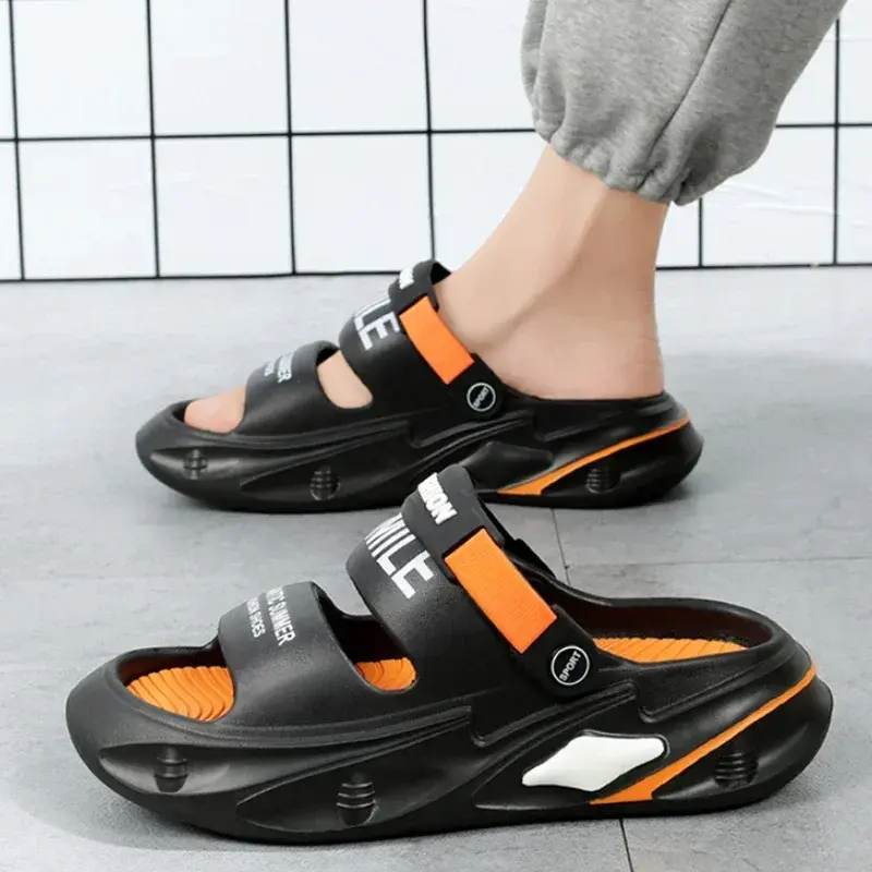 Men's Sandals Platform Slippers Men Outdoor Casual Shoes Comfortable EVA Soft Garden Shoes Women Fashion Beach Sandals Sandały