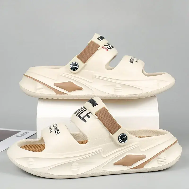 Men's Sandals Platform Slippers Men Outdoor Casual Shoes Comfortable EVA Soft Garden Shoes Women Fashion Beach Sandals Sandały