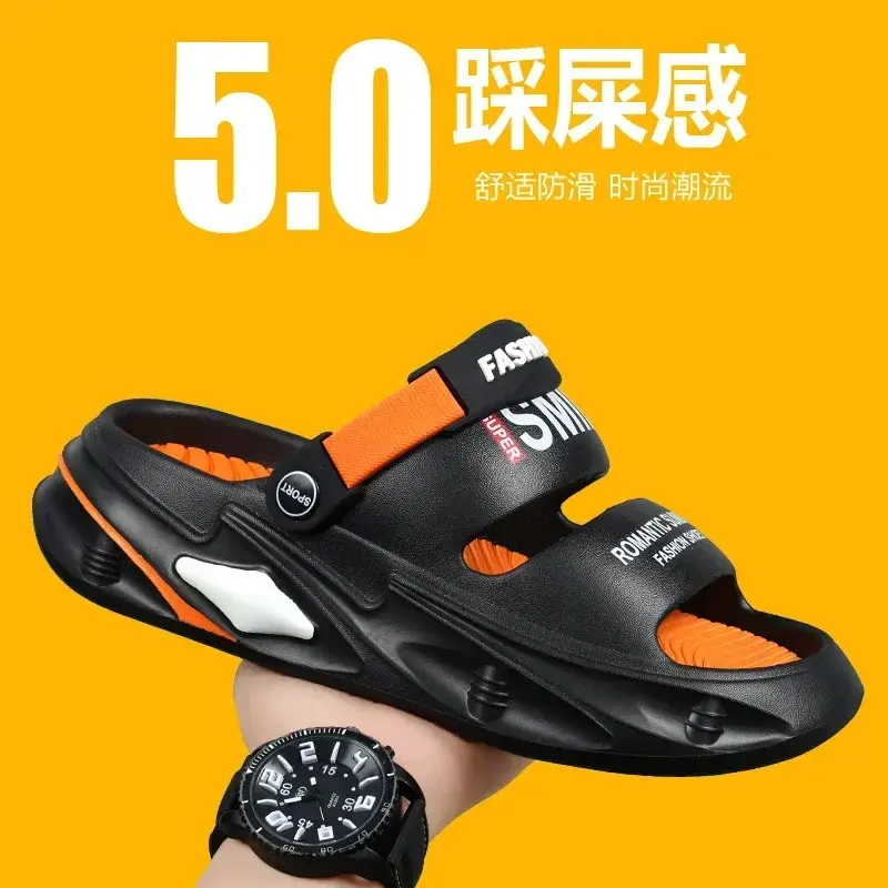Men's Sandals Platform Slippers Men Outdoor Casual Shoes Comfortable EVA Soft Garden Shoes Women Fashion Beach Sandals Sandały