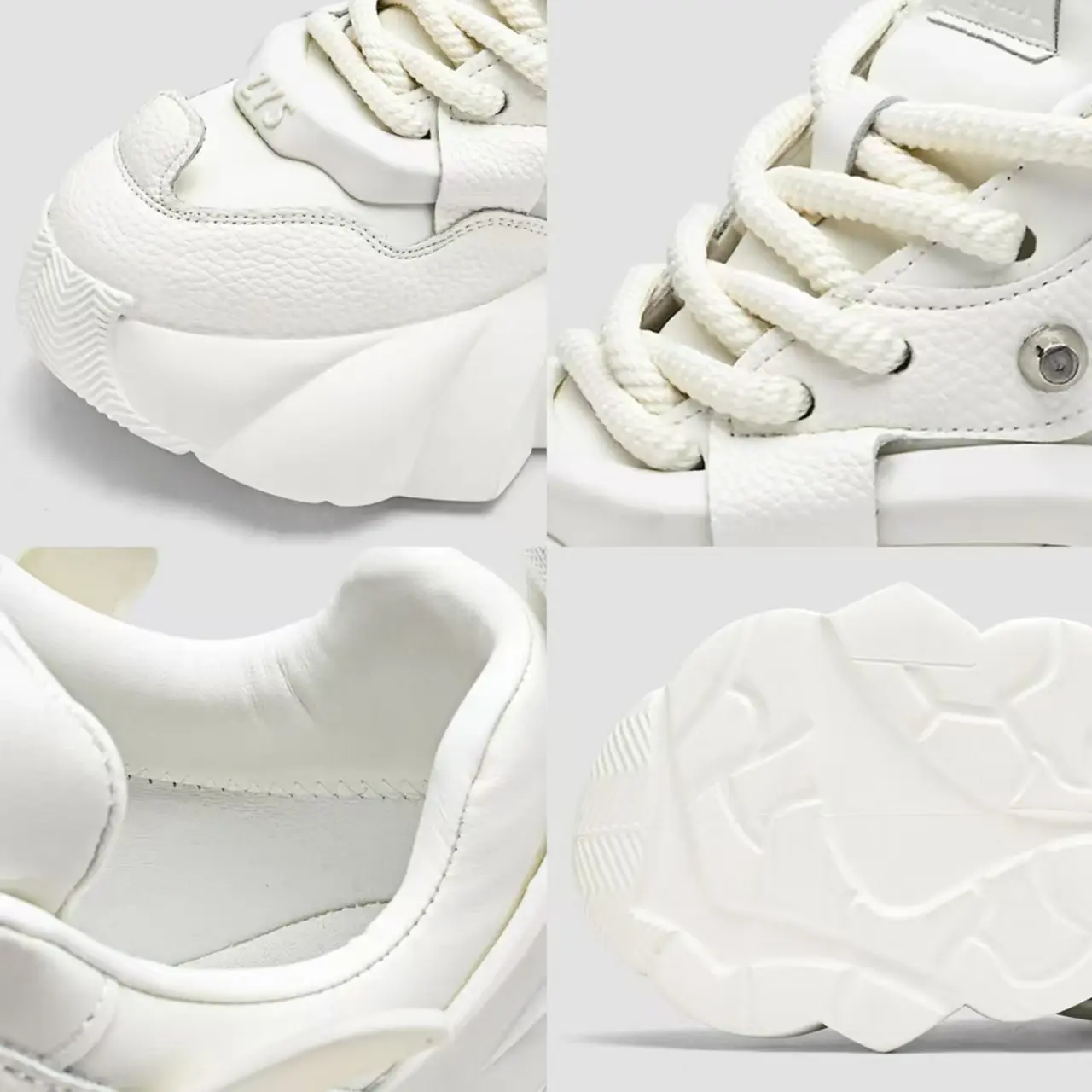 Men Chunky Sneakers Platform Shoes Outdoor Comfortable Sports Shoes for Men Lace Up Tennis Shoe New Height Increasing Male Shoes
