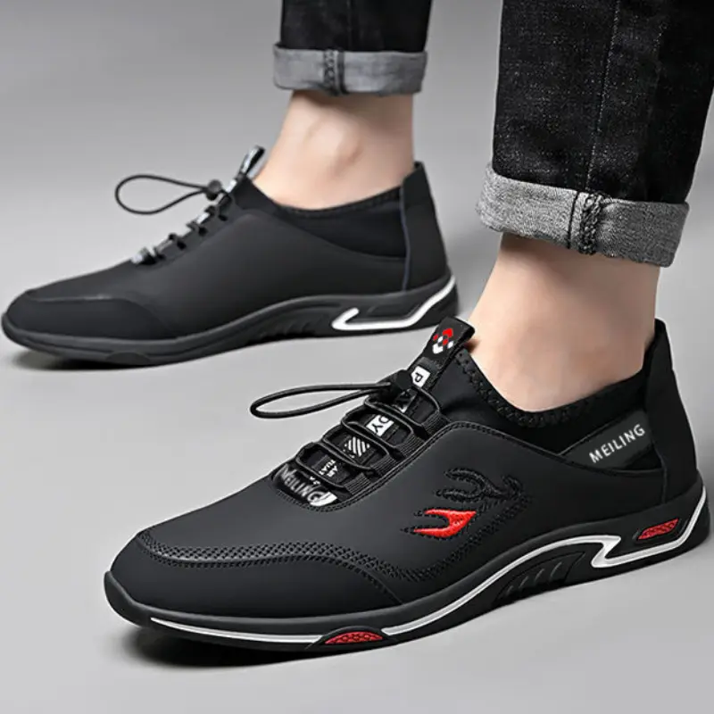 Lightweight Men Loafers Soft Sole Casual Shoes Fashion Shallow Sneakers Outdoor Men Driving Shoes Breathable Slip on Male Flats
