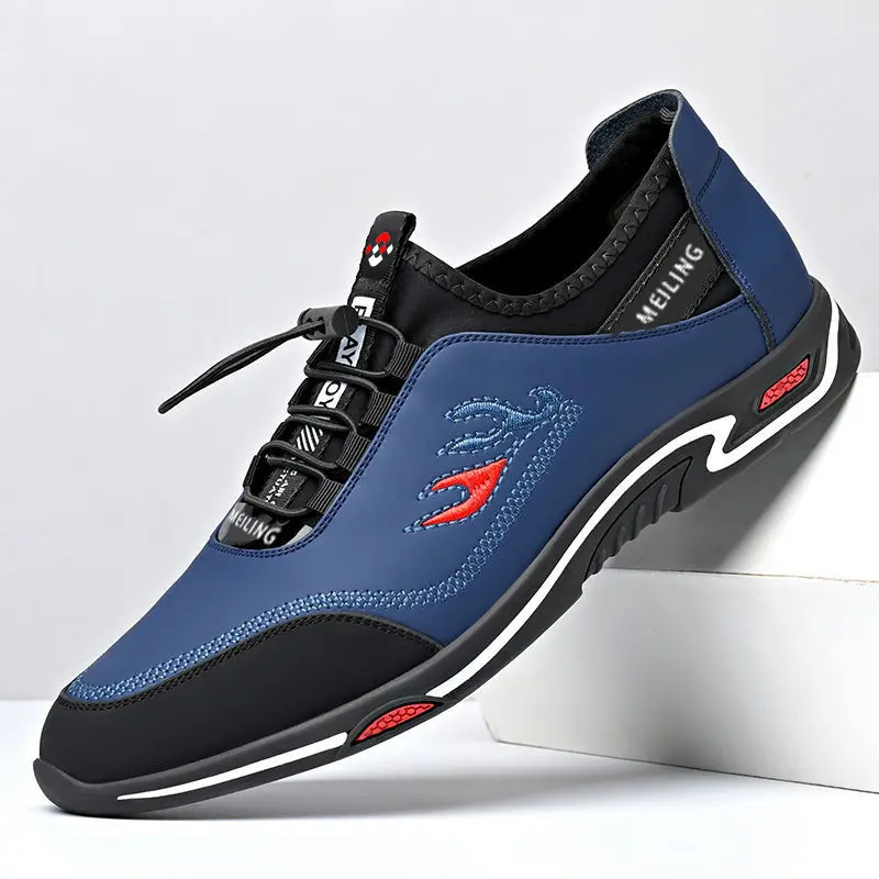 Lightweight Men Loafers Soft Sole Casual Shoes Fashion Shallow Sneakers Outdoor Men Driving Shoes Breathable Slip on Male Flats