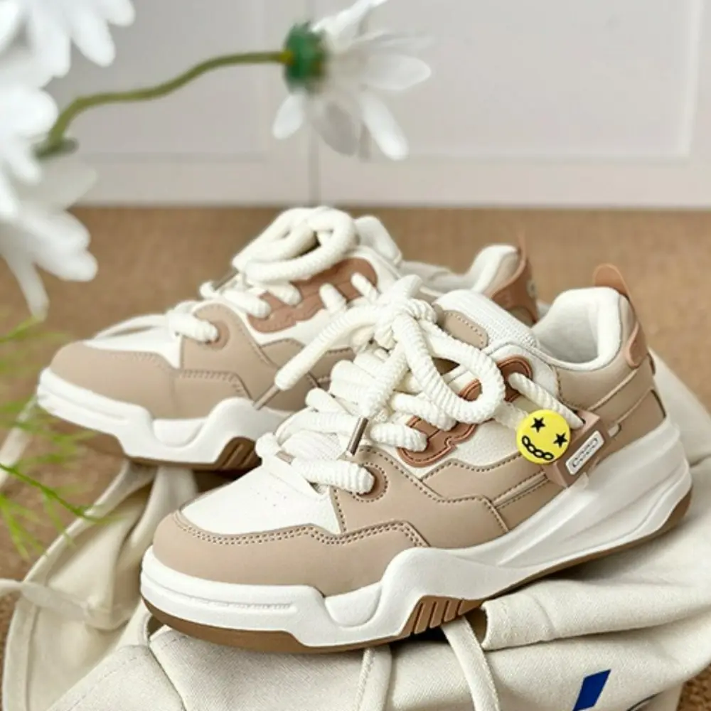 Men Sneakers Platform Casual Shoes 2025 New Lace-up Vulcanized Shoes Fashion Breathable Men Shoes Designer Outdoor Running Shoe