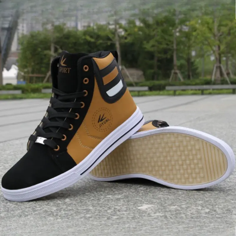 Men's Sneakers High-top Casual Shoes Lightweight Shoes for Men Fashion Hip Hop Walking Shoes Flat Plus Size Men Vulcanized Shoe