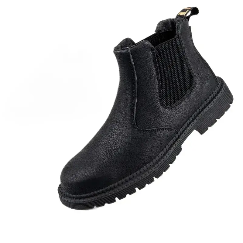 Men's Safety Boots Waterproof Work Shoes Male Indestructible Safety Shoes Anti-smash Steel Toe Shoes Puncture-Proof Sneakers 안전화