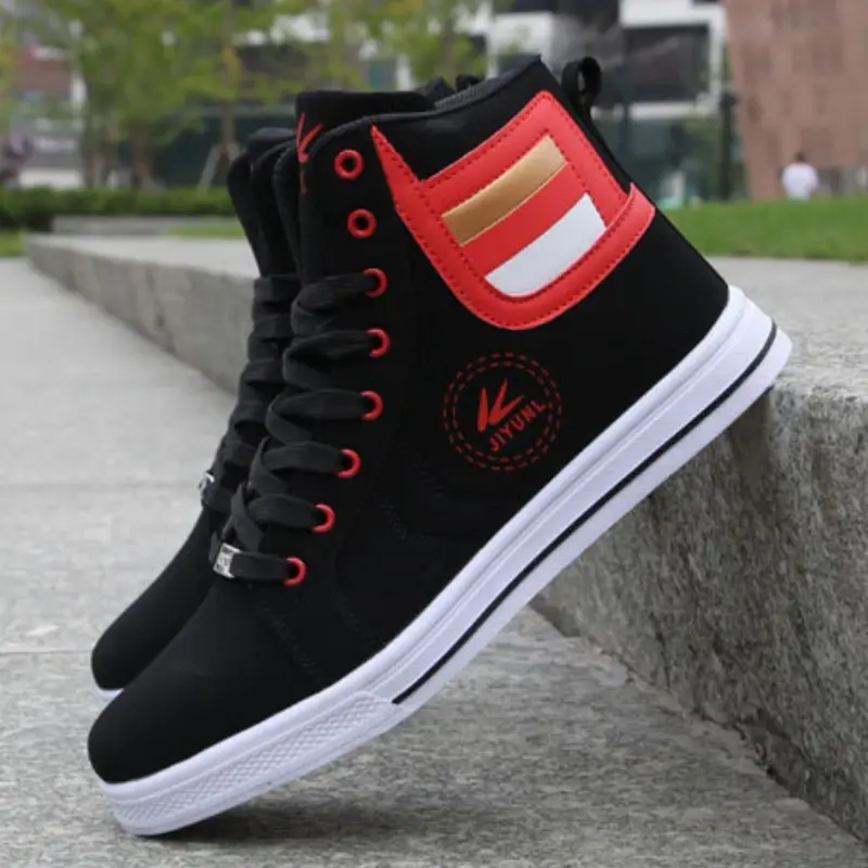 Men's Sneakers High-top Casual Shoes Lightweight Shoes for Men Fashion Hip Hop Walking Shoes Flat Plus Size Men Vulcanized Shoe