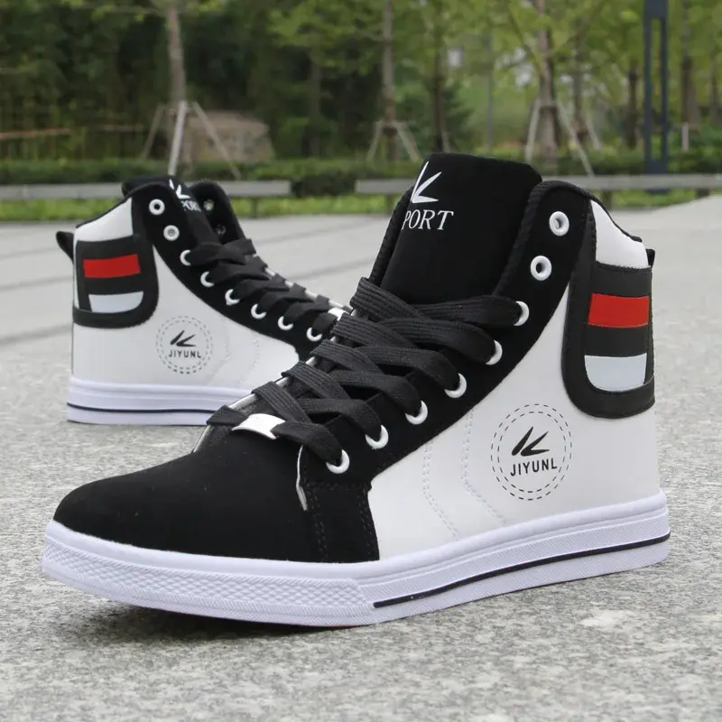 Men's Sneakers High-top Casual Shoes Lightweight Shoes for Men Fashion Hip Hop Walking Shoes Flat Plus Size Men Vulcanized Shoe