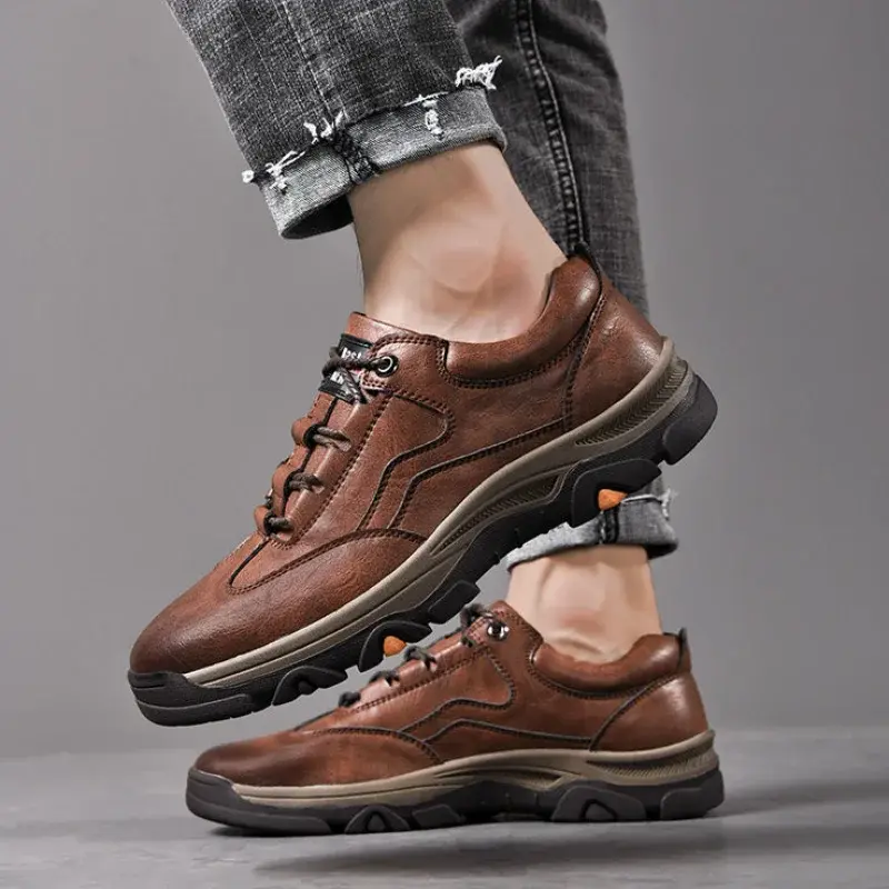 Men's Casual Shoes Outdoor Sneakers Men Retro Leisure Business Shoes Non Slip Comfortable Sports Walking Shoe Tênis Masculino