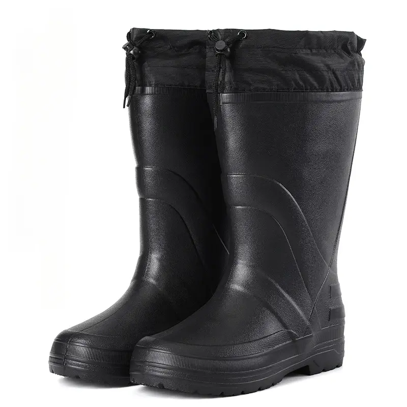 Men's Rain Boots EVA Non-slip Boots Winter Warm Waterproof Shoes Male Platform Snow Boot Outdoor Fishing Shoes Women Rain Shoes