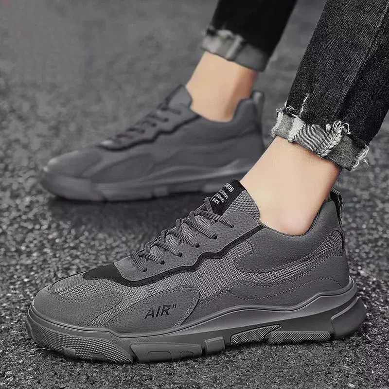 Men's Shoes Breathable Running Shoes New Platform Mesh Casual Shoes Men Autumn Luxury Lace-up Board Shoe Comfortable Tennis Shoe