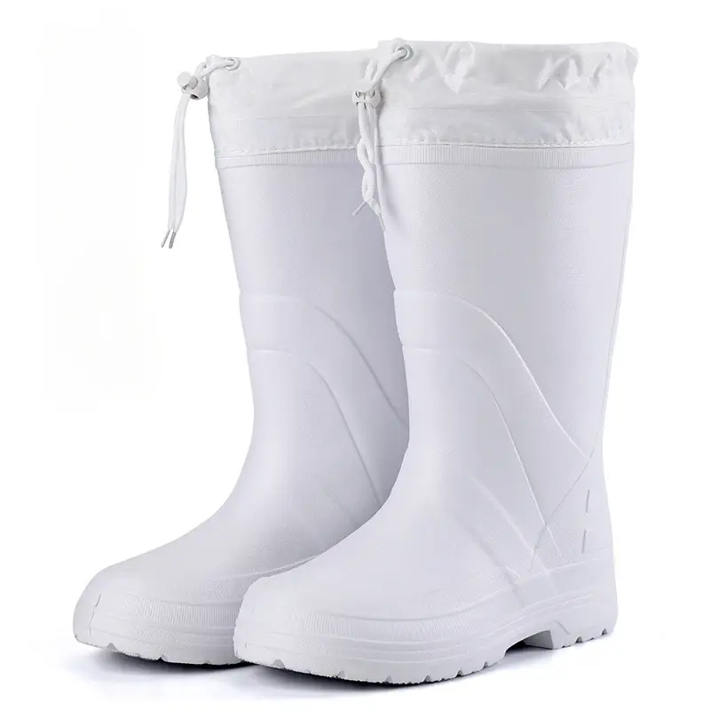 Men's Rain Boots EVA Non-slip Boots Winter Warm Waterproof Shoes Male Platform Snow Boot Outdoor Fishing Shoes Women Rain Shoes