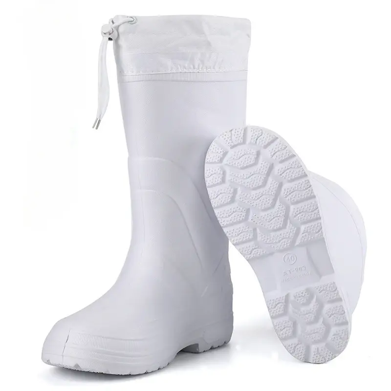 Men's Rain Boots EVA Non-slip Boots Winter Warm Waterproof Shoes Male Platform Snow Boot Outdoor Fishing Shoes Women Rain Shoes