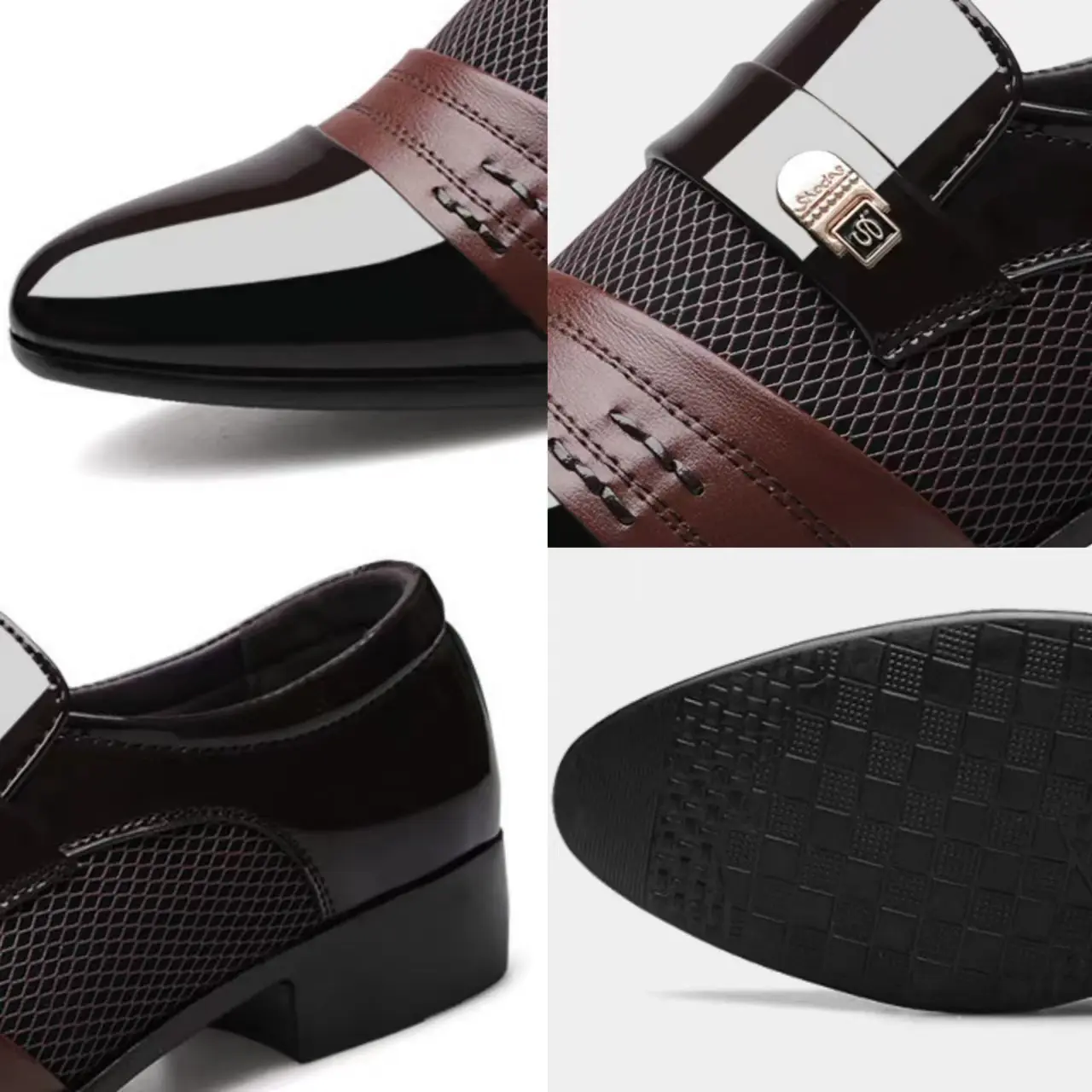 2025 Leather Shoes for Men Classic Business Dress Men Shoes Fashion Party Office Formal Oxfords New Men Loafers Zapatos De Cuero