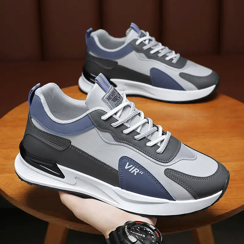 Breathable Sneakers Men Non Slip Casual Shoes Men Soft Sole Running Shoes Wear-resistant Hiking Shoes Man Mesh Lightweight Flats