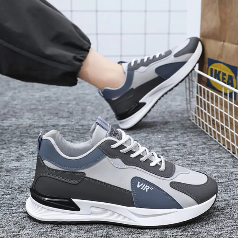 Breathable Sneakers Men Non Slip Casual Shoes Men Soft Sole Running Shoes Wear-resistant Hiking Shoes Man Mesh Lightweight Flats