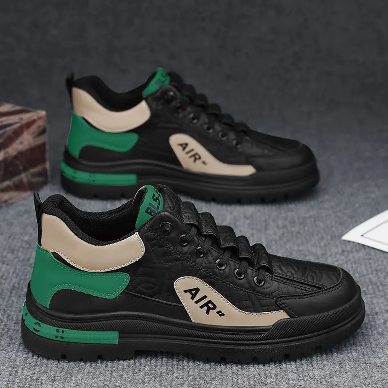 Men's Sneakers High Top Casual Shoes Platform Non-slip Running Shoes Comfortable Soft Vulcanized Shoe Winter Outdoor Men Loafers