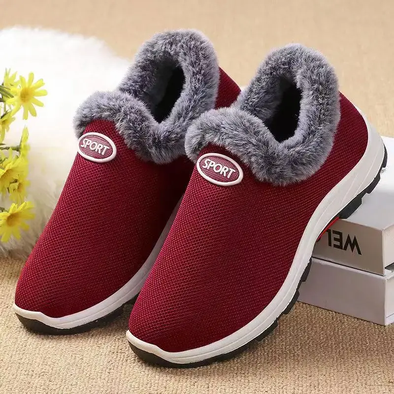 Women's Boots Winter Snow Boots Plush Comfortable Cotton Shoes Black Couples Casual Boot Platform Women Ankle Boots Botas Mujer