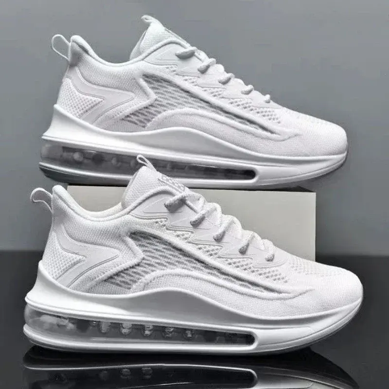 Men Sneakers Air Cushion Running Shoes Autumn New Mesh Casual Shoes Man Breathable Shoes Soft Sole Lightweight Sports Shoe Tenis