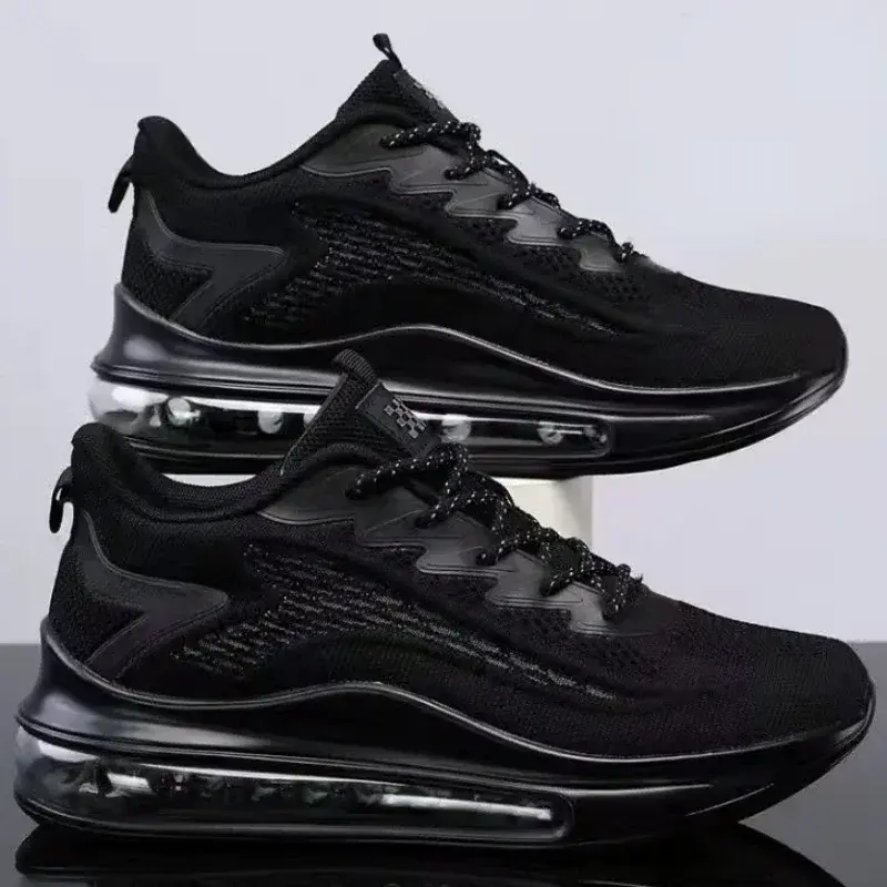 Men Sneakers Air Cushion Running Shoes Autumn New Mesh Casual Shoes Man Breathable Shoes Soft Sole Lightweight Sports Shoe Tenis