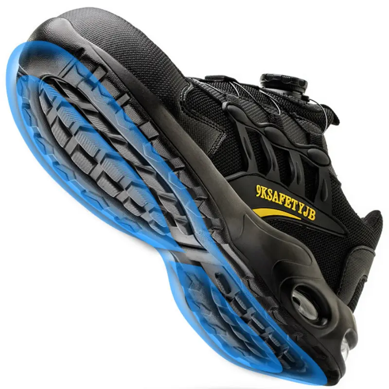 Men's Rotating Button Safety Shoes Indestructible Shoes Anti-Smashing Steel Toe Male Sneakers Puncture-Proof Work Men Boots 안전화