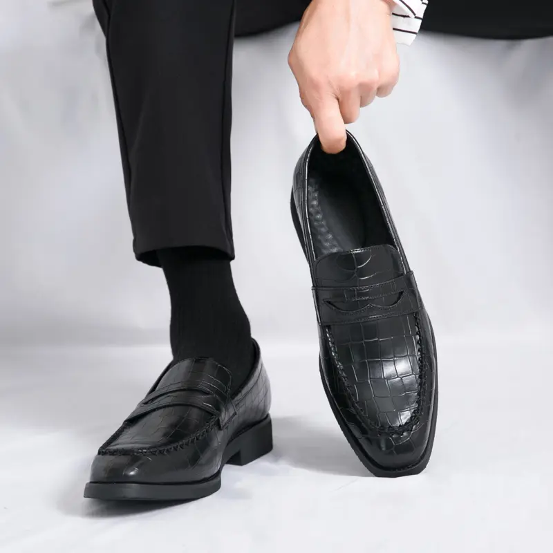 Leather Shoes Casual Business Shoes for Men Dress Tenis De Hombre Moccasins Mokasin Tenis Caballero Designer
