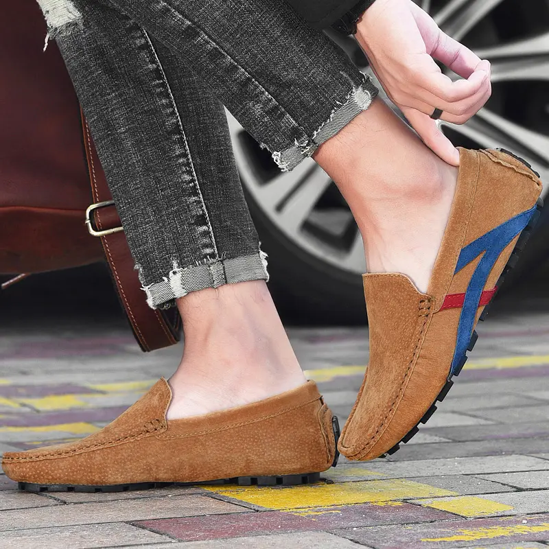 Leather Shoes Casual Business Shoes for Men Dress Tenis De Hombre Moccasins Mokasin Tenis Caballero Designer