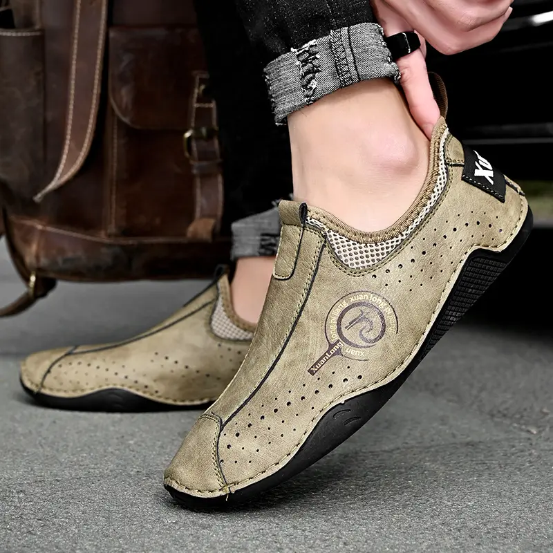 Leather Shoes Casual Business Shoes for Men Dress Tenis De Hombre Moccasins Mokasin Tenis Caballero Designer