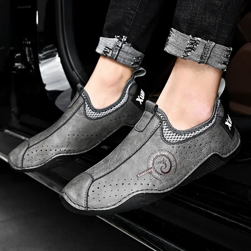 Leather Shoes Casual Business Shoes for Men Dress Tenis De Hombre Moccasins Mokasin Tenis Caballero Designer