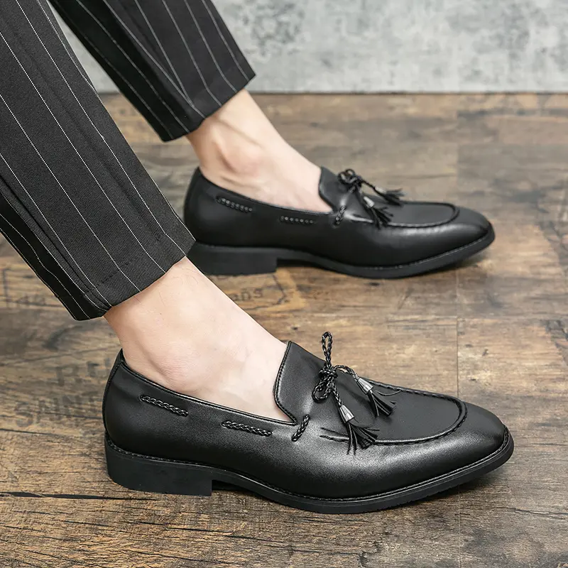 Leather Shoes Casual Business Shoes for Men Dress Tenis De Hombre Moccasins Mokasin Tenis Caballero Designer