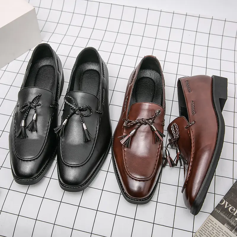 Leather Shoes Casual Business Shoes for Men Dress Tenis De Hombre Moccasins Mokasin Tenis Caballero Designer