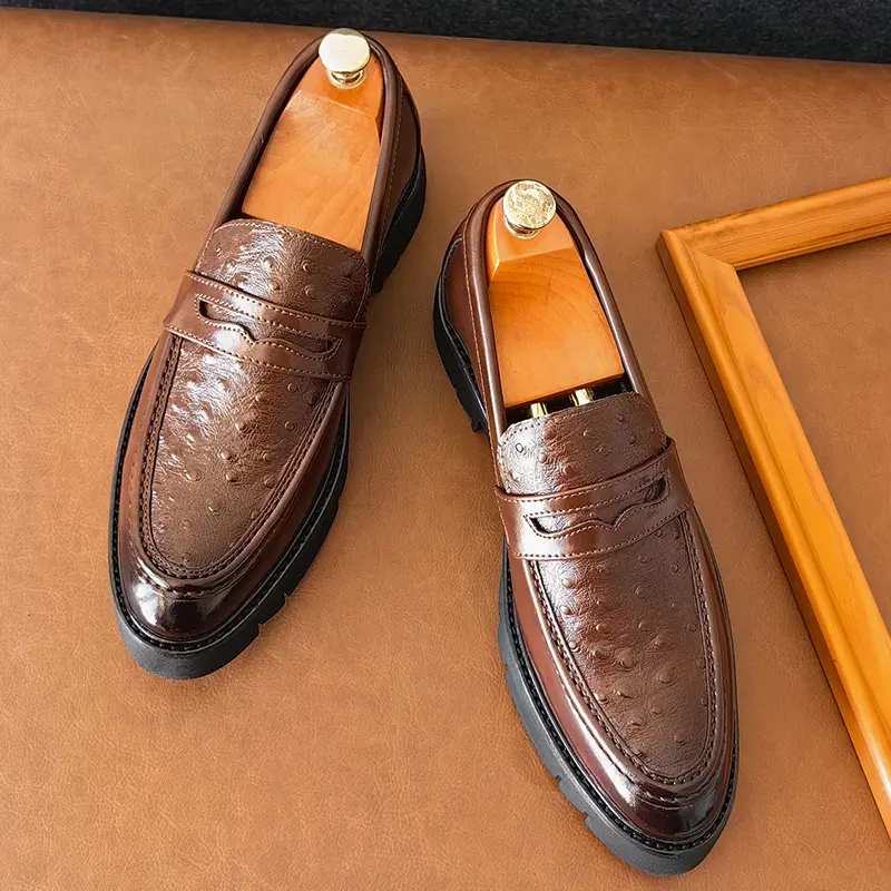 Leather Shoes Casual Business Shoes for Men Dress Tenis De Hombre Moccasins Mokasin Tenis Caballero Designer sneakers