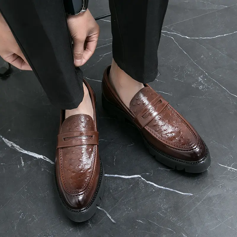 Leather Shoes Casual Business Shoes for Men Dress Tenis De Hombre Moccasins Mokasin Tenis Caballero Designer sneakers