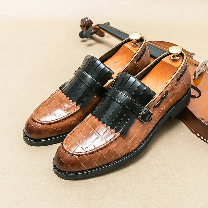 Leather Shoes Casual Business Shoes for Men Dress Tenis De Hombre Moccasins Mokasin Tenis Caballero Designer