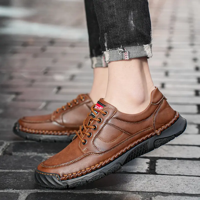Leather Shoes Casual Business Shoes for Men Dress Tenis De Hombre Moccasins Mokasin Tenis Caballero Designer