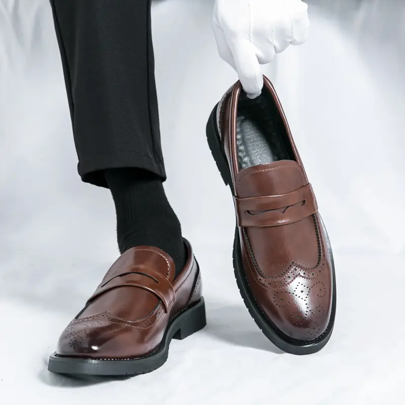 Leather Shoes Casual Business Shoes for Men Dress Tenis De Hombre Moccasins Mokasin Tenis Caballero Designer sneakers