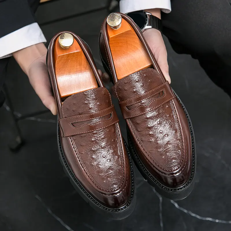 Leather Shoes Casual Business Shoes for Men Dress Tenis De Hombre Moccasins Mokasin Tenis Caballero Designer sneakers