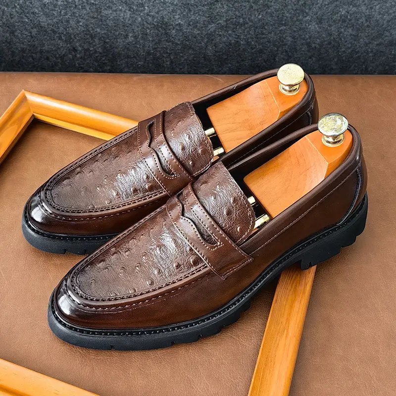 Leather Shoes Casual Business Shoes for Men Dress Tenis De Hombre Moccasins Mokasin Tenis Caballero Designer sneakers