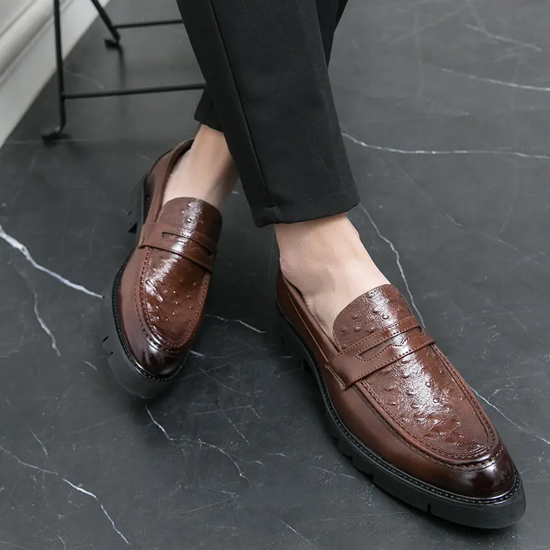 Leather Shoes Casual Business Shoes for Men Dress Tenis De Hombre Moccasins Mokasin Tenis Caballero Designer sneakers