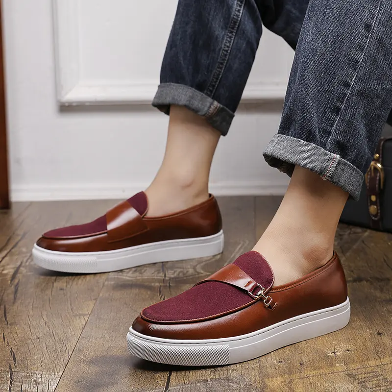 Leather Shoes Casual Business Shoes for Men Dress Tenis De Hombre Moccasins Mokasin Tenis Caballero Designer