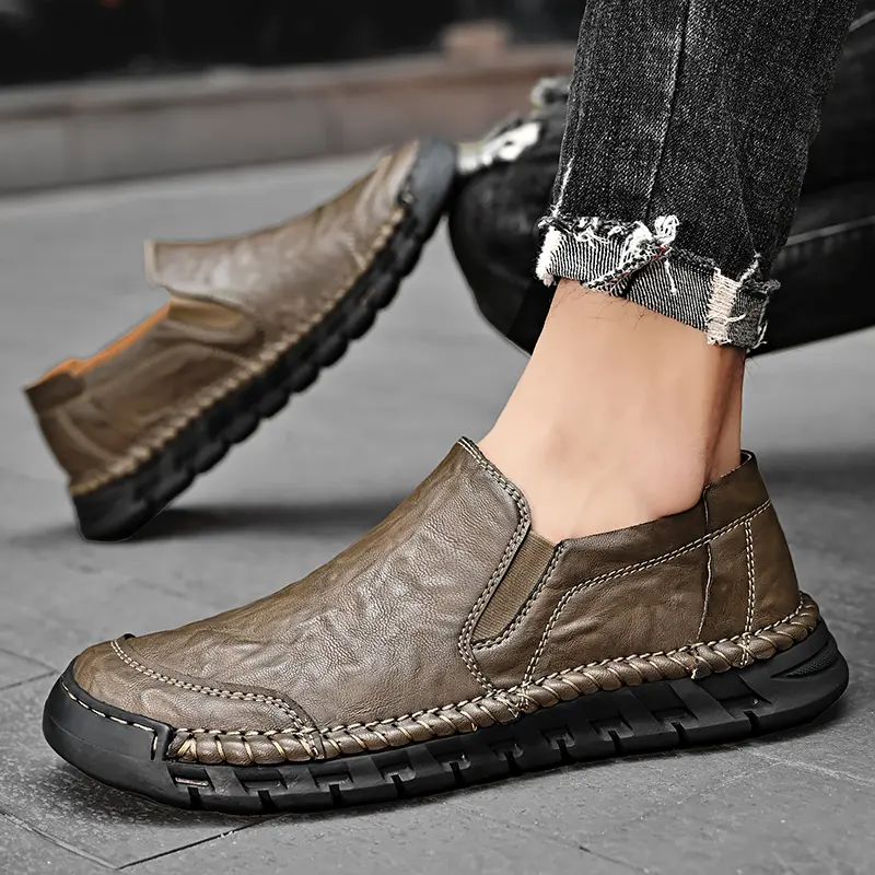 Leather Shoes Casual Business Shoes for Men Dress Tenis De Hombre Moccasins Mokasin Tenis Caballero Designer