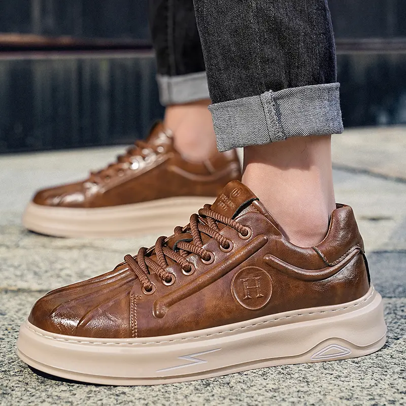 Leather Shoes Casual Business Shoes for Men Fashion Dress Tenis De Hombre Moccasins Mokasin Tenis Caballero Designer sneakers