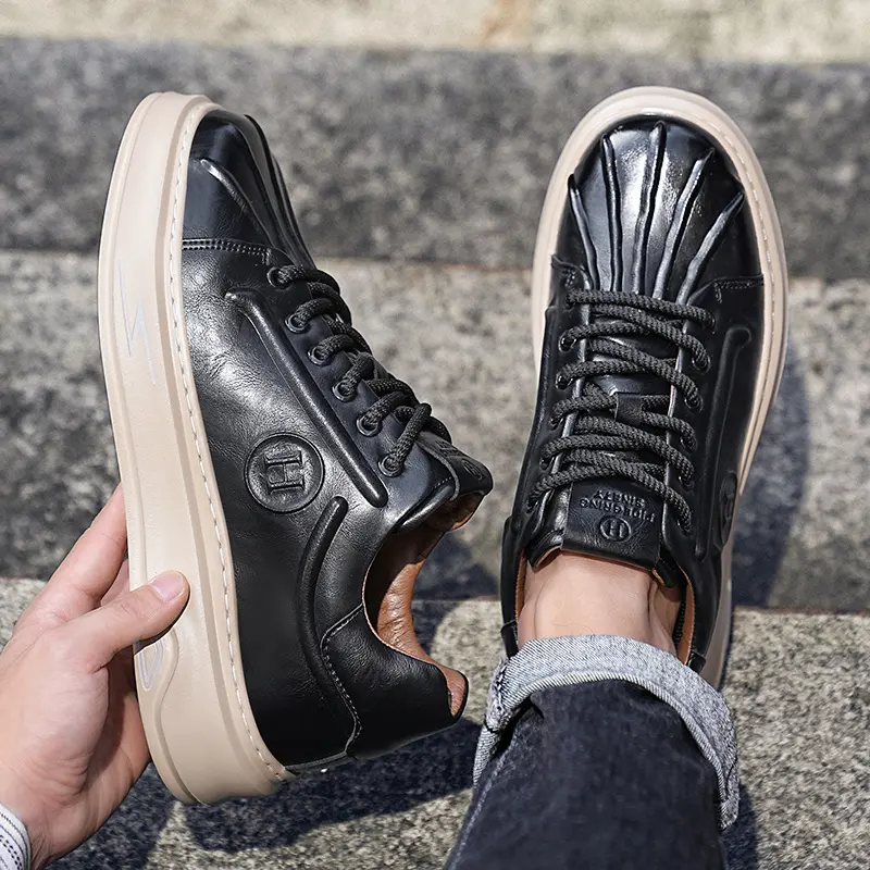 Leather Shoes Casual Business Shoes for Men Fashion Dress Tenis De Hombre Moccasins Mokasin Tenis Caballero Designer sneakers