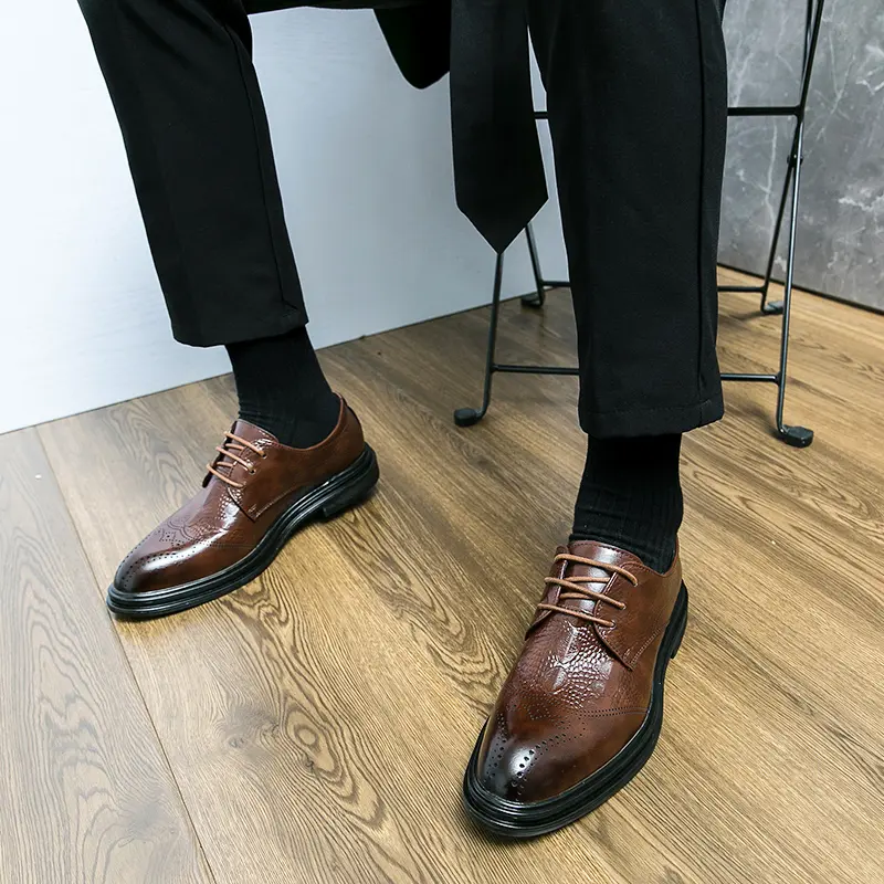 Leather Shoes Casual Business Shoes for Men Dress Tenis De Hombre Moccasins Mokasin Tenis Caballero Designer